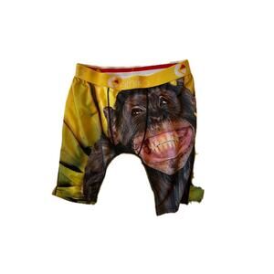 Ethika Smiling Chimp Compression Shorts Mens L